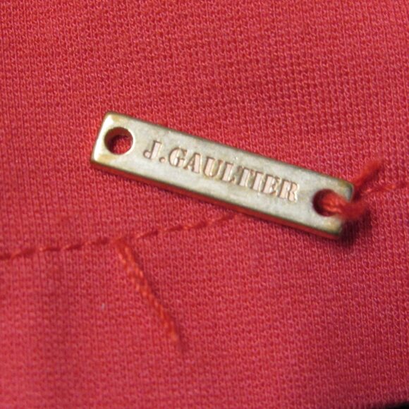 Jean Paul Gaultier Junior 14 Red Plaid Pocket Suspender Jumper Dress Girls - Picture 4 of 4